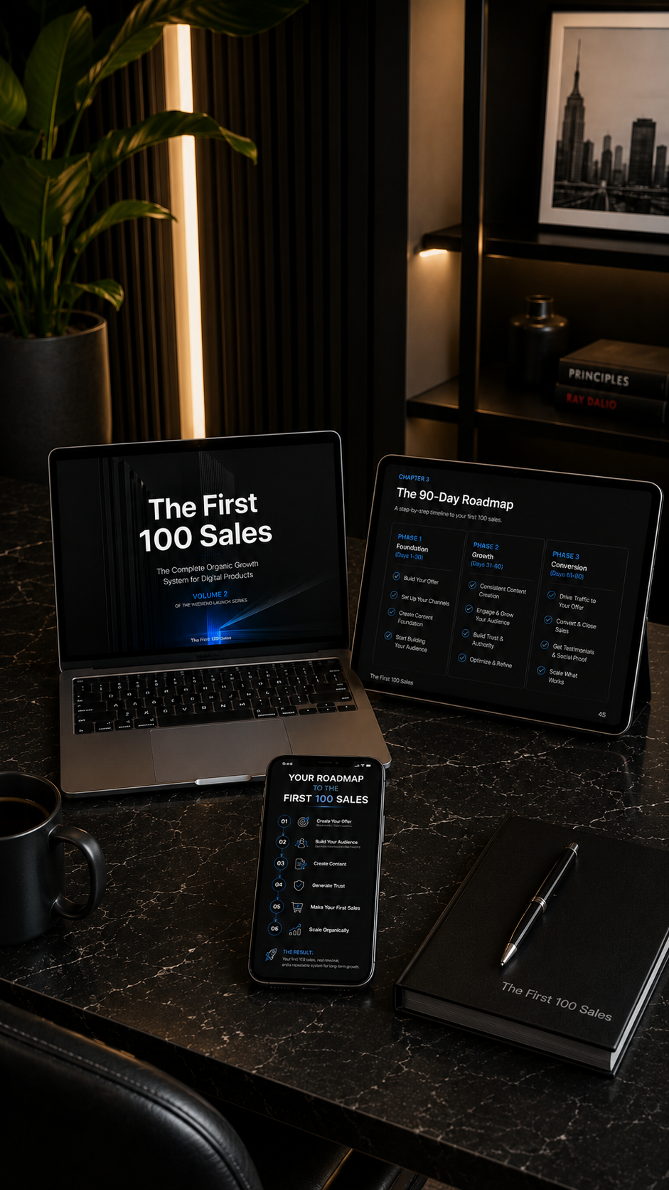 The first 100 sales