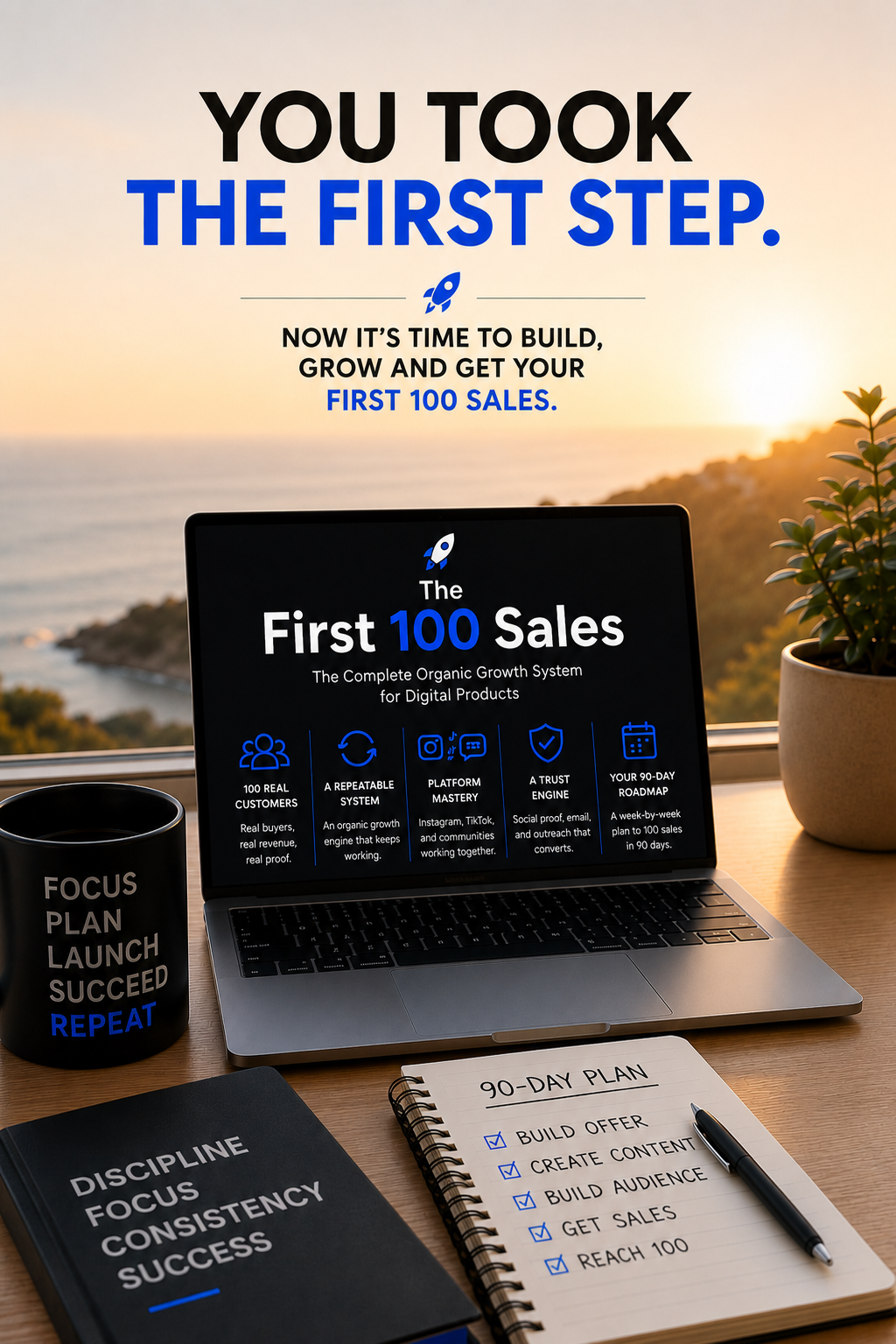 The first 100 sales